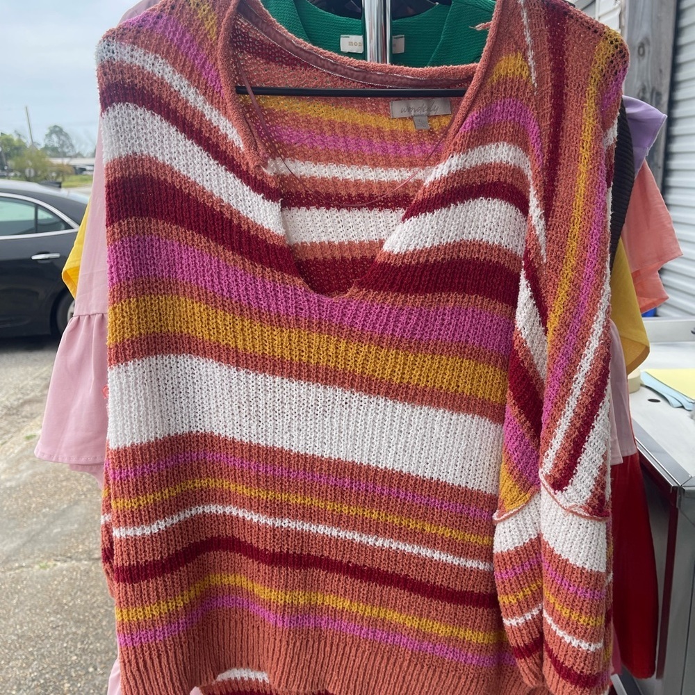 Wonderly - Striped Multicolor Women's Sweater